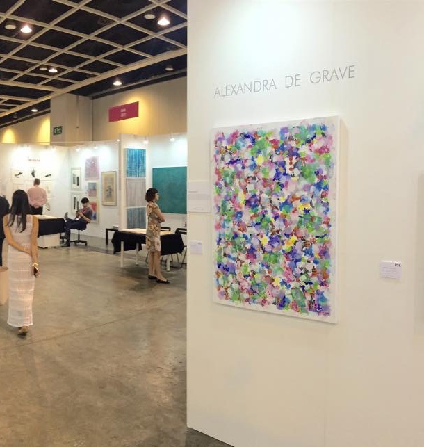 Alexandra De Grave Exposition Affordable art fair Hong Kong